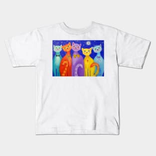 Smiling cats Kids T-Shirt